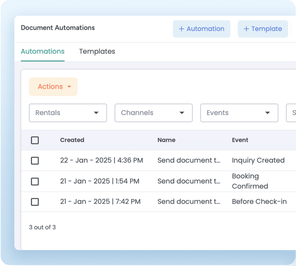 Automated workflows